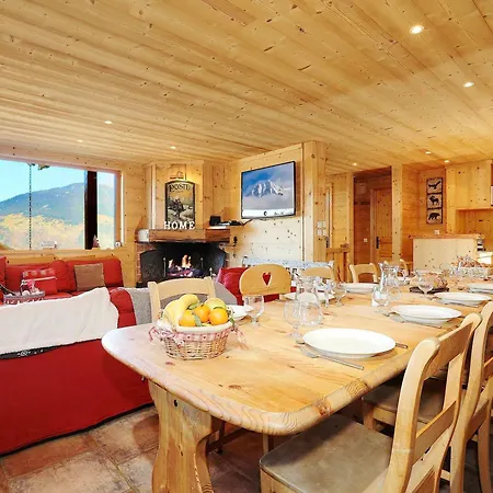Chalet De Luxe 8 Avec Sauna Et Parking A La Tania - Fr-1-575-232