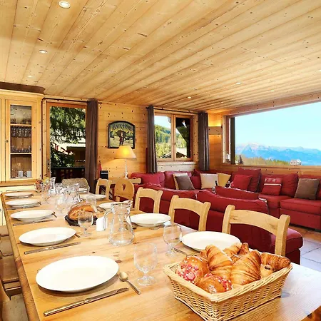 De Luxe 8 Avec Sauna Et Parking A La Tania - Fr-1-575-232 Chalet
